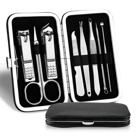Manicure Sæt Negle Manicure Kit 8 i 1, Manicure Pedicure Kit Mand