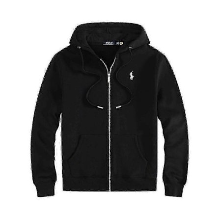 Herre Broderet Polo Hættetrøje Sæt med Fleecejakke og Cardigan