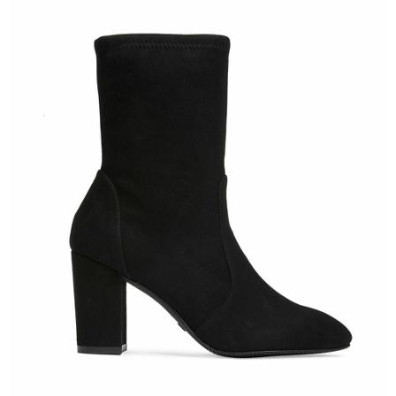 Stuart Weitzman, Heeled Shoes Zwart, Dames, Maat:38 EU,suede