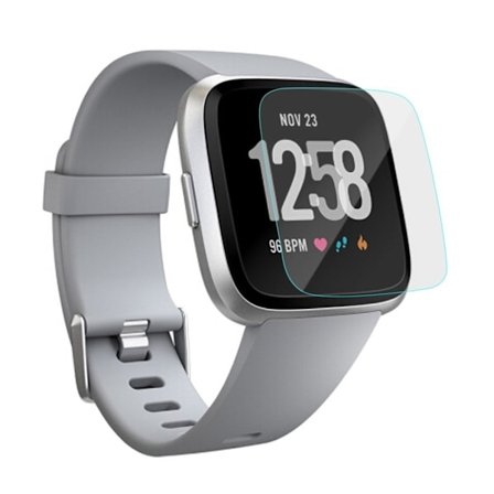 Fitbit Versa 0.3mm Suojakalvo Karkaistu Lasi - (Arc Edge)