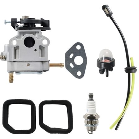 Forgasser reservedelskit til plæneklippere 52cc, 49cc og 43cc – aluminium forgasser, tændrør, brændstofslange, primerpære og pakninger