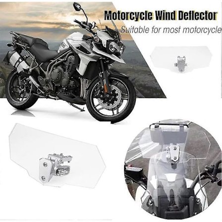 Honda Transalp 600 -lisävaruste Yleismallinen moottoripyörän tuulilasi Säädettävä tuulilasi Abs Säädettävä kiinnitettävä tuulenohjain Säädettävät 
