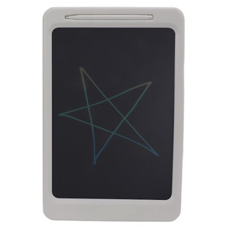 LCD-kirjoitustaulu, paineherkkä, kannettava, kevyt, herättää mielikuvituksen, vedenpitävä piirtotaulu lapsille, valkoinen, 12 tuumaa