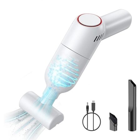 8000Pa Mini håndholdt støvsuger med sterk sugekraft, våt og tørr bærbar bilstøvsuger for