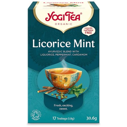 Yogi Yogi Tea Liquorice Mint Ø, Helse & Madvarer, Te, Øvrig Te