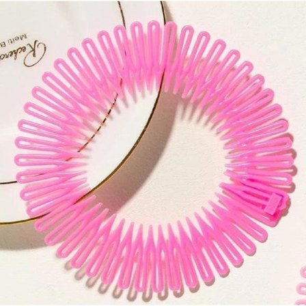 Zic zac diadem i plast (8 färg val)