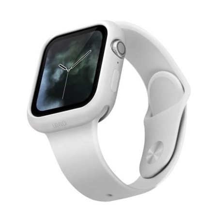 UNIQ Lino skal Apple Watch 5/4 44MM duv Vit