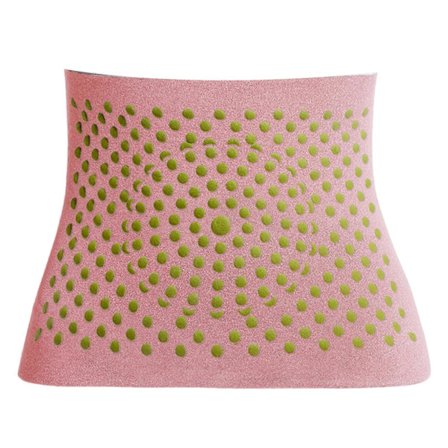 Heating Belt Back Warmer Self-Heating Wormwood Back Support Belt Lumbar Support Belt Elastic Heating Belt Grey