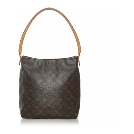 Louis Vuitton Vintage, Pre-owned Bag Bruin, Dames, Maat:ONE Size,Canvas