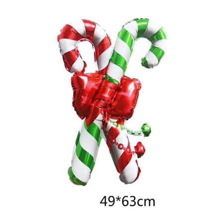 Julefolieballon Stor oppustelig ballon STIL 1 STIL 1