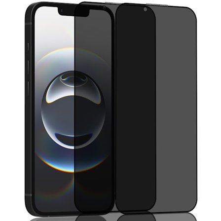 2-Pack Iphone 16E Privacy Näytönsuoja - Karkaistu Lasi 9H - Super laatu 3D