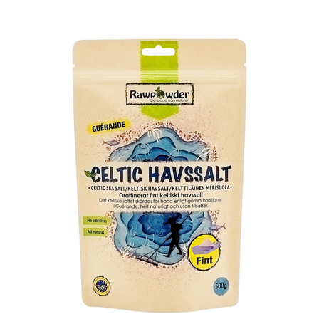 Rawpowder Celtic Sea Salt Fint 500 g