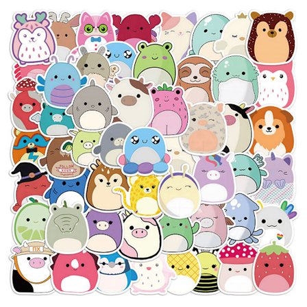 100 stk Kawaii Morsomme Dyre Klistremerker, Søte Klistremerker for Voksne