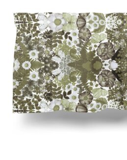 Kappmetervara Fjärilsblom Grön - Arvidssons Textil