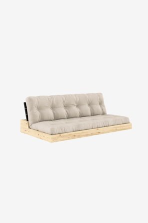 Karup Design - Base Sovesofa Tre-seters - Beige - Sovesofaer - Fra Homeroom