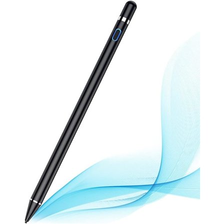 Stylus Penna för iPad Pekskärm Penna Kapacitiv Fin Spets Uppladdningsbar Digital Penna Kompatibel med iPhone Surfplattor och Andra Pekskärmsenheter