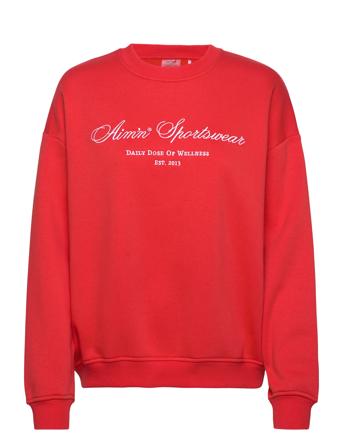 Heritage Sweatshirt Sport Women Sport Clothing Sport Sweat-shirts & Hoodies Sport Sweat-shirts Red Aim ́n