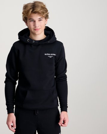 Björn Borg BORG ESSENTIAL 1 HOODIE Musta Hupparit/Hoodie Pojat - Kids Brand Store