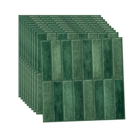 10 kpl keittiön seinän 3D-laattatarroja, 25,4 x 25,4 cm, itseliimautuva, keittiöön ja kylpyhuoneeseen, koristeellinen 3D-paneeli