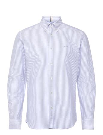 H-Roan-Bd-E-C1-243 Tops Shirts Casual Blue BOSS