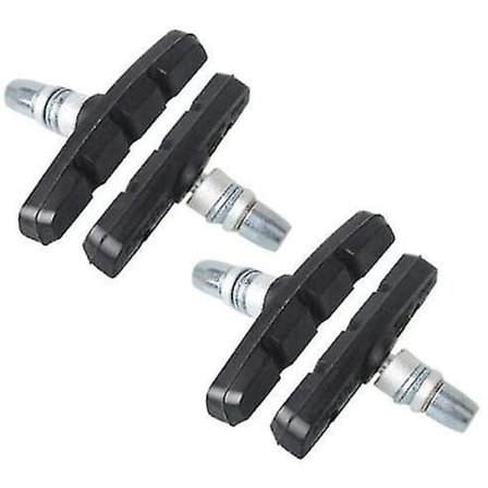 10 Par Sykkelbremseklosser V-brems Svart Aluminium 70mm