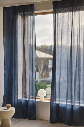 Jotex - Gardin 2-pakke Indigoblå - CIA - Kjøp Barnegardiner hos Jotex