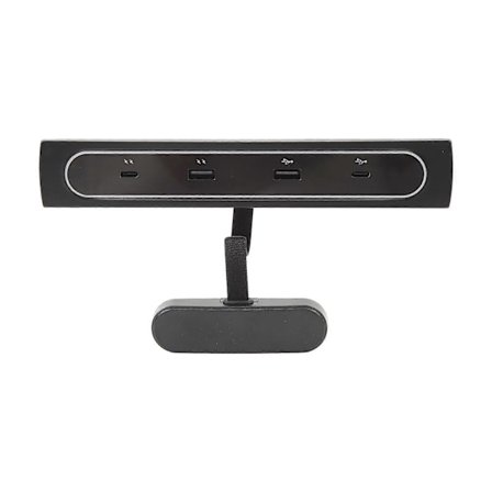 Senterkonsoll USB Hub Dockingstasjon 4 i 1 USB LED Hub Multiport Lader Drevet Splitter Erstatning for Tesla 3 Y 2021 og senere