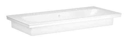 Gustavsberg Artic Vaskeservant 100 cm, for kommode 2 stk. hull til blandebatteri, Baderom