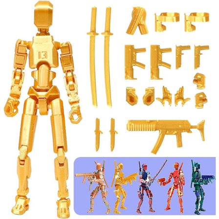 T13 Actionfigur, Titan 13 Actionfigur 3D Titan Figur, 3D-trykt Actionfigur Nova 13 Actionfigur, Multi-leddede Actionfigurer