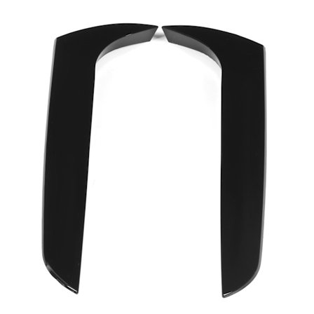 2 st Bakre Sidofönster Spoiler Blank Svart Ersättning för Audi A4 B8 Allroad Avant 2009-2016