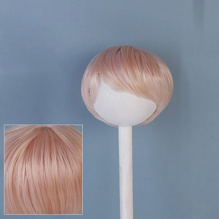 Dukkeparyk Hårparykker PINK