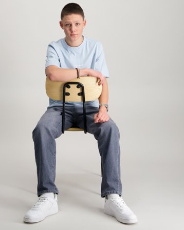 Jack & Jones JJESOHO TEE SS CREW NECK Blå T-shirts Kille - Kids Brand Store