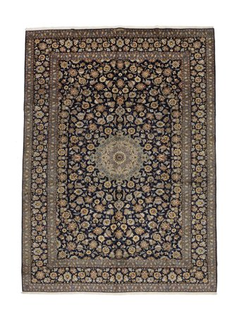 Medallion Large Keshan Rug 300X416 Wool