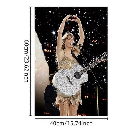 2024 ny Taylor Swift TaylorSwift musik album cover poster sovrumsdekoration väggdekal självhäftande pvc-poster