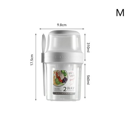 Frukost Havregryn spannmål nötter Yoghurt sallad kopp tätningsbehållare