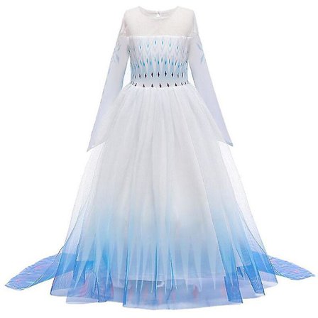 Kids Girl Frozen Queen Elsa Princess Dress Pageant Birthday Party Prom Gown