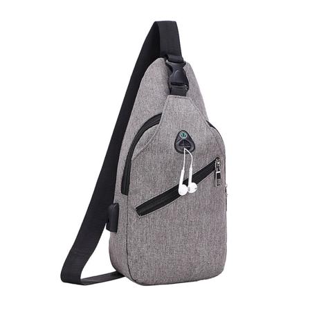 Vandtæt Opbevaringstaske Vandtæt Sportstaske God Håndværk Brysttaske Mænd Skuldertaske Mini Telefon Opbevaringstaske Grå 17*33 cm Grey 17*33 cm