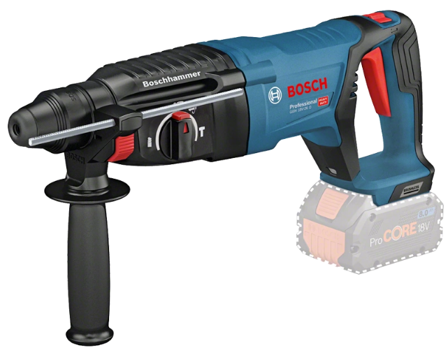 Bosch GBH 18V-26 D Poravasara ilman akkua ja laturia, Koneet