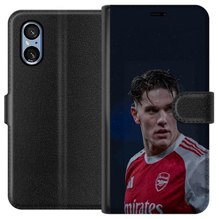 Kompatibel Tegnebogsetui til Sony Xperia 5 V Pastelfarvet regnbue med hvide stjerner og blød farveovergang i drømmehimlens design