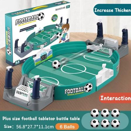 Familie Fotball Brettspill Desktop Interaktiv Fotball Leke Barn Gutter Sport Bærbar Utendørs Spill Gave Large 6 Balls