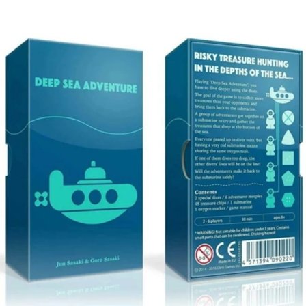 Deep Sea Adventure Brettspill 2-6 Spillere Familie Selskap Beste Gave Morsomt Engelsk Spill