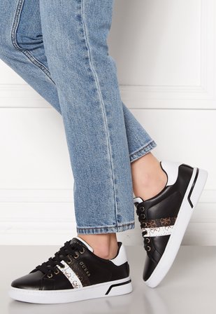 Guess Reel Active Leather Like Black Klær