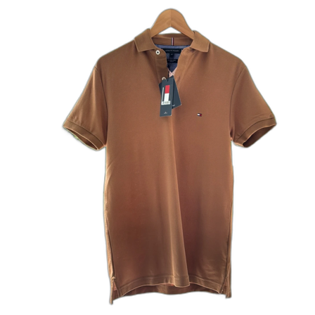 Brun pikétröja Tommy Hilfiger XS