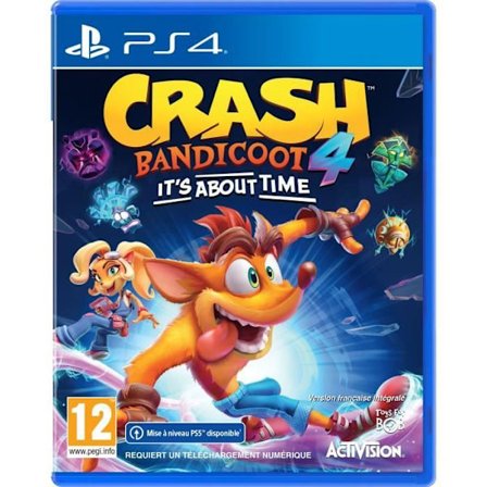 Crash Bandicoot 4: It's About Time PS4-spil (gratis opgradering til PS5)