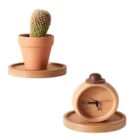 Vægmonteret hylde, rund flydende hylde, små træhylder, væg de