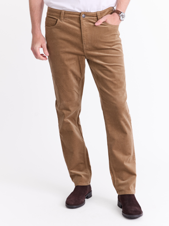 MATCH - Chris bukse - Redford - Str. 3834 - Herre - Bukser & Jeans - Brun - 98% bomull, 2% elastan