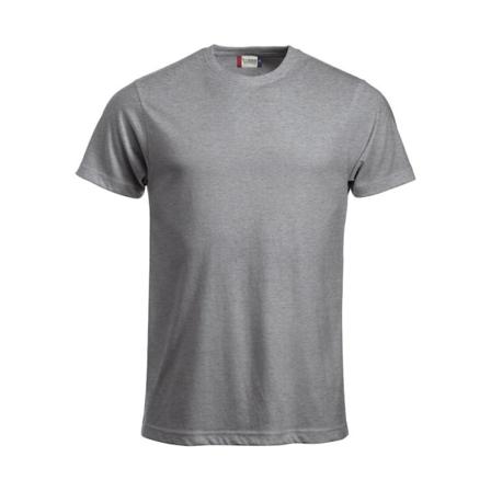 Clique Mens New Classic Melange T-shirt M Grå Melange