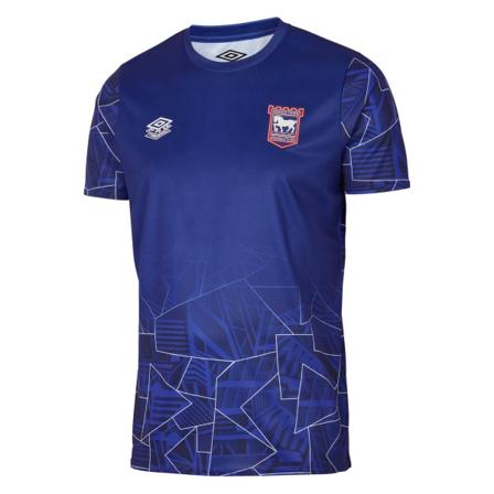 Ipswich Town Fc Childrens/kids 22/23 Umbro Warm Up Jersey 9-10