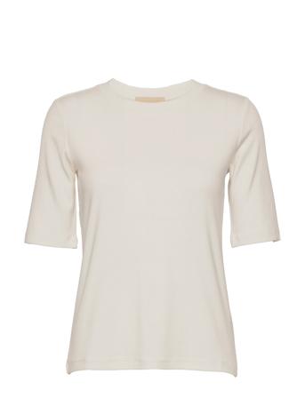 Basic Tee T-shirts & Tops Long-sleeved Valkoinen A Part Of The Art