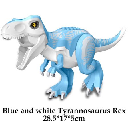 Jurassic Dinosaur Building Blocks -sarja: T-Rex, Raptor, Triceratops & Indominus Rex -figuurit